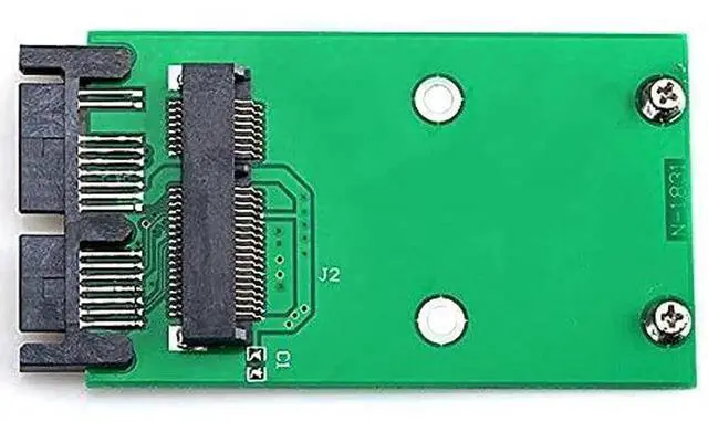 Alt view image 5 of 7 - WRIARICH Mini PCI-E mSATA to 1.8" Micro SATA 16Pin PCB Adapter