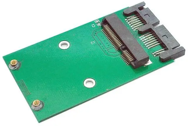 Alt view image 7 of 7 - WRIARICH Mini PCI-E mSATA to 1.8" Micro SATA 16Pin PCB Adapter