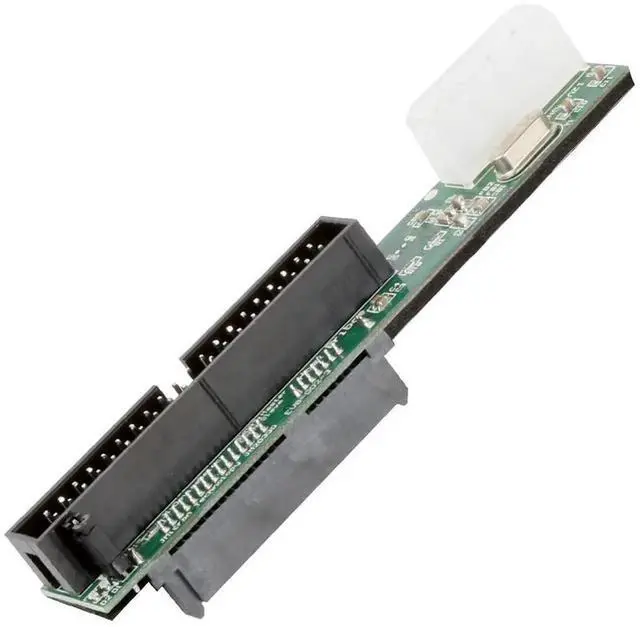 Alt view image 2 of 5 - WRIARICH Narrow PCB IDE PATA to SATA Converter Adapter, Parallel to Serial ATA Bridge Board for 2.5/3.5" HDD, DVD, CD-ROM, CD-RW, DVD-RAM Drives with 7+15Pin SATA Port