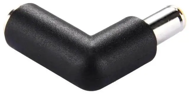Alt view image 3 of 4 - WRIARICH 90 Degree Right Angle DC 7.9x5.4mm Male to Female Power Connector Adapter, Elbow DC Barrel Plug Converter for ThinkPad IBM Laptops Notebooks