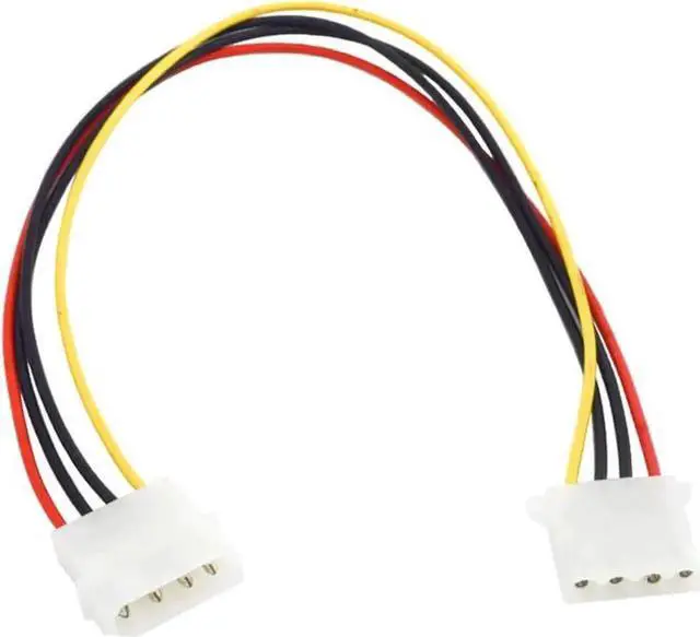 Alt view image 3 of 5 - WRIARICH 14 Inch Molex 4Pin IDE Male to Female Power Extension Cable for HDD, Fan and Floppy Drive