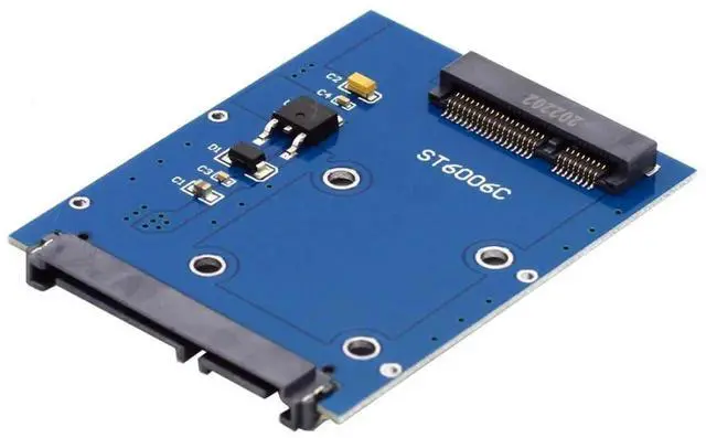 Main image of WRIARICH Mini PCI-E mSATA SSD to SATA 3.0 22Pin 2.5 Inch HDD PCBA Adapter Converter Card for Laptop & Desktop Storage Upgrade