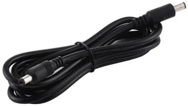 Alt view image 4 of 6 - WRIARICH 50cm Black 8A DC 5.5x2.1mm Male to Male Power Plug Extension Cable