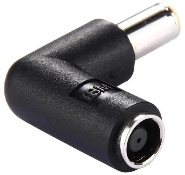 Main image of WRIARICH 90 Degree Right Angle DC 7.9x5.4mm Male to Female Power Extension Connector, Elbow DC Barrel Adapter for ThinkPad IBM Laptops Notebooks