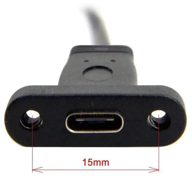 Alt view image 3 of 6 - WRIARICH 17cm USB 2.0 9/10Pin Front Panel Header Male to USB-C Female Extension Cable with 12cm PCIe Slot Bracket