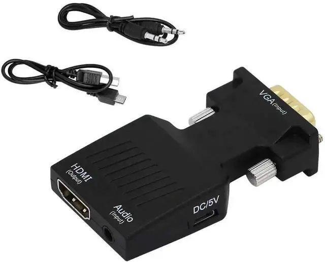 Main image of WRIARICH 1080P VGA Male to HDMI Female Converter Cable, VGA to HDMI Adapter
