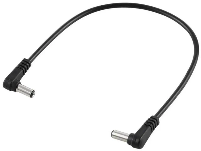 Alt view image 3 of 3 - WRIARICH 30cm 5A 5.5x2.1mm Elbow DC Male to Male Power Cable, 12-24V DC Cord