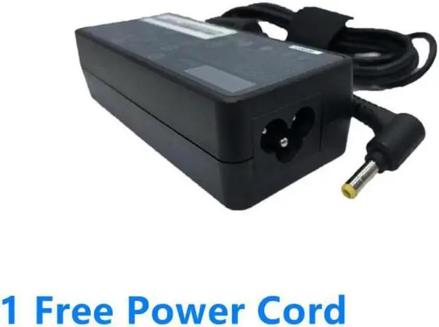 Alt view image 2 of 3 - WRIARICH 20V 3.25A 65W AC Adapter for Lenovo ADLX65NCC3A ADLX65NDC3A ADLX65NLC3A, 4.0x1.7mm Yellow Tip Laptop Power Supply Charger