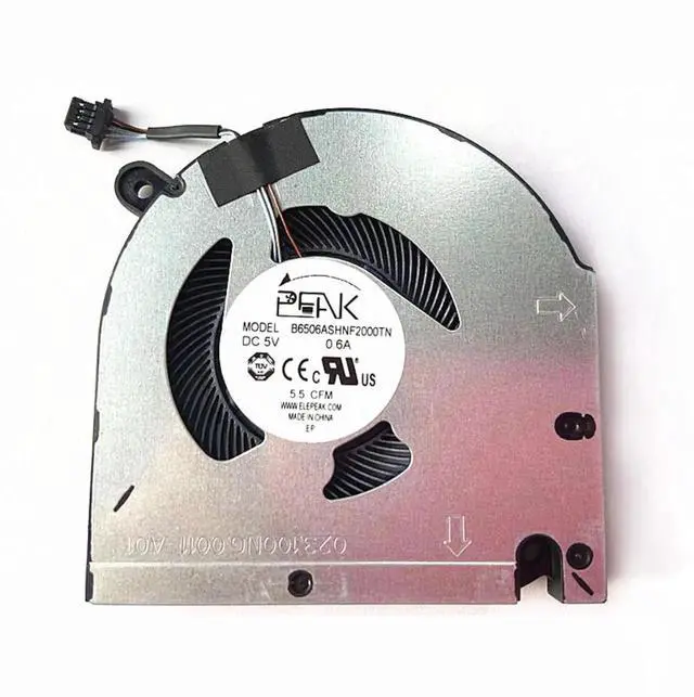 Alt view image 2 of 5 - WRIARICH New Dual CPU+GPU Cooling Fan Set EG50050S1-C130-S9A / EG50050S1-C120-S9A, PN 0GJN2R / 0CNNWF for Dell Inspiron 15 7510, Inspiron 16 7610
