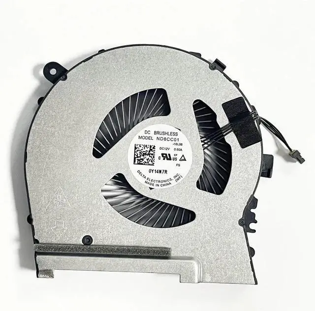 Alt view image 5 of 6 - WRIARICH DC12V CPU GPU Dual Cooling Fan Replacement Kit for HP OMEN 15-DH 15T-DH TPN-C143, OEM P/N L64445-001 ND8CC01-18L06 ND8CC01-18L07