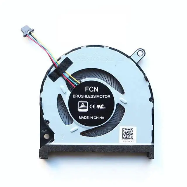 Alt view image 2 of 6 - WRIARICH Dual CPU GPU Cooling Fan Kit 0MPHWF 0861FC for Dell Inspiron 15 7590 7591 P83F, DC5V 4Pin PWM