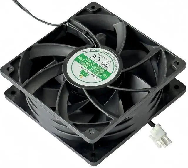 Alt view image 6 of 7 - WRIARICH XY-12038B2H EC Cooling Fan 120×120×38mm 12CM, 110V-240V 0.06A 50/60Hz High Air Volume Cabinet Cooling Fan