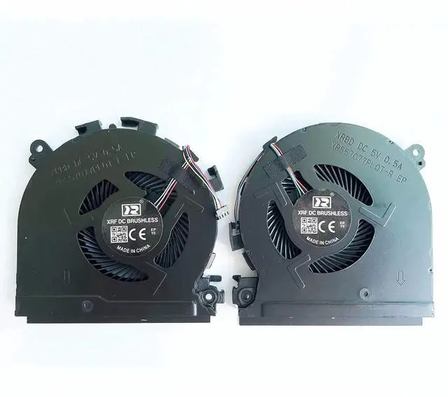 Main image of WRIARICH New Dual CPU+GPU Forced Air Cooling Fan Pair L17605-001 / L17606-001 for HP Spectre X360 15-CH Series, DC 5V 4-Pin PWM Plastic Blower, Low Noise 15dB