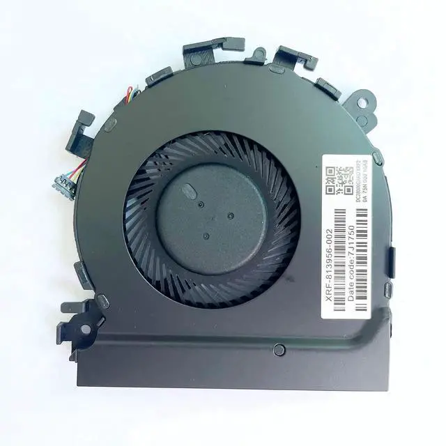 Alt view image 3 of 6 - WRIARICH New Dual CPU+GPU Forced Air Cooling Fan Pair L17605-001 / L17606-001 for HP Spectre X360 15-CH Series, DC 5V 4-Pin PWM Plastic Blower, Low Noise 15dB