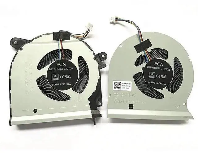 Main image of WRIARICH New Dual CPU+GPU Cooling Fan Kit DFS2013126ROT (FK07) / DFS2013126QOT (FK06), DC12V 4-Pin PWM Blowers for ASUS ROG Strix GL503VS GL503VM Gaming Laptops