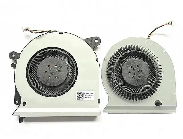 Alt view image 2 of 2 - WRIARICH New Dual CPU+GPU Cooling Fan Kit DFS2013126ROT (FK07) / DFS2013126QOT (FK06), DC12V 4-Pin PWM Blowers for ASUS ROG Strix GL503VS GL503VM Gaming Laptops