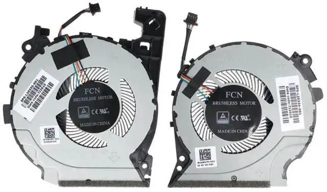 Main image of WRIARICH New Dual CPU+GPU Cooling Fan Set L20335-001 / L20334-001 for HP Pavilion Gaming 15-cx Series TPN-C133