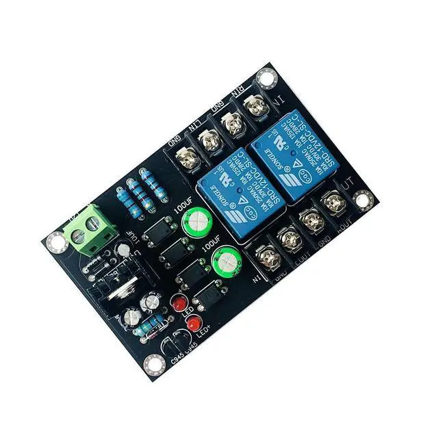 Alt view image 3 of 3 - WRIARICH Class D 2.0 Digital Power Amplifier Speaker Protection Board 300W Delay Relay Speaker Protection