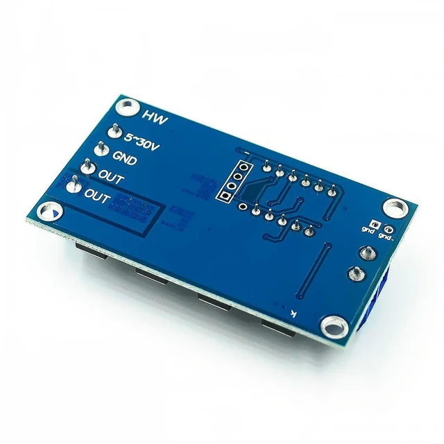 Alt view image 3 of 3 - WRIARICH DC 12V 24V Dual MOS LED Digital Time Delay Relay Trigger Cycle Timer Delay Switch Circuit Board Timing Control Module DIY