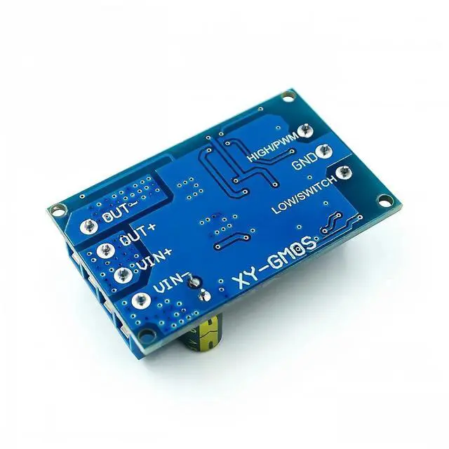 Alt view image 2 of 4 - WRIARICH High-Power 600W MOS Tube FET Trigger Drive Module PWM Control High / Low Level Trigger Switch DC 4V-60V 5V 12V 24V