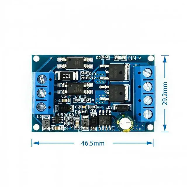 Alt view image 4 of 4 - WRIARICH High-Power 600W MOS Tube FET Trigger Drive Module PWM Control High / Low Level Trigger Switch DC 4V-60V 5V 12V 24V