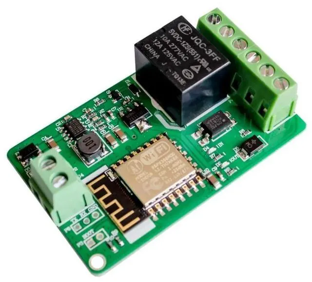 Main image of WRIARICH 1Pcs Green ESP8266 10A 220V Network Relay Module Input DC 7V~30V Modules