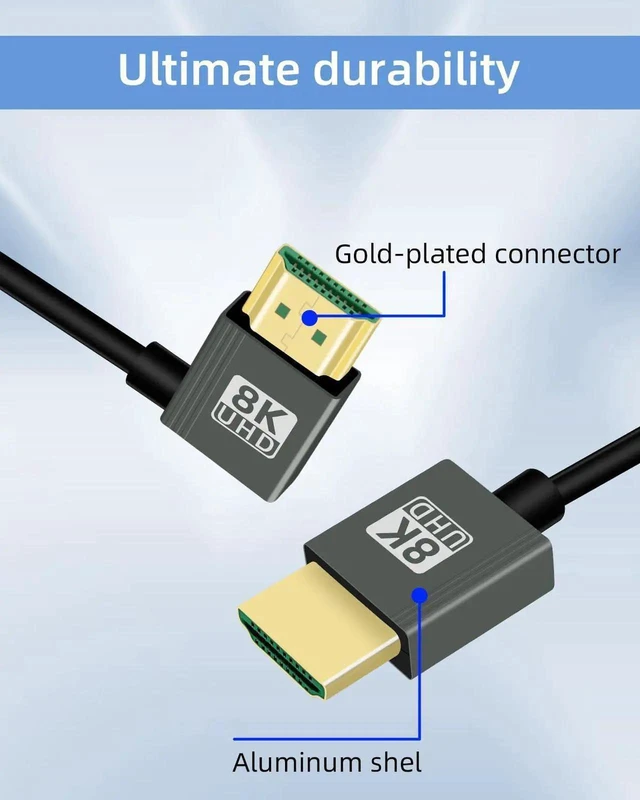 Alt view image 3 of 6 - WRIARICH 8K Right Angle HDMI Coiled Cable 2.2FT, 90 Degree Short HDMI to HDMI Cable, Spring Spiral HDMI 2.1 Cable 8K@60Hz,48Gbps,for Camera/TV/Capture Cards/Tablet