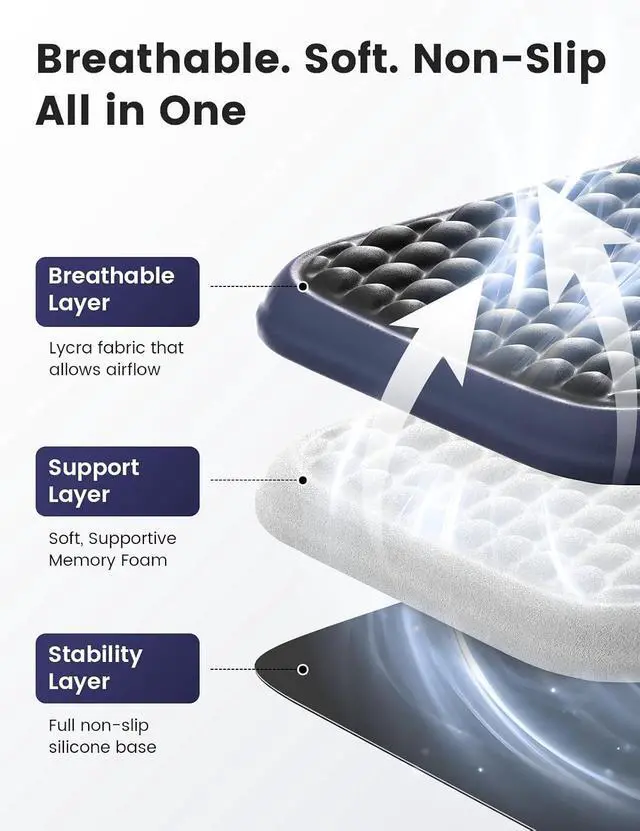 Alt view image 7 of 7 - WRIARICH Extra Large Wide Wrist Rest Set for Keyboard and Mouse, Computer Ergonomic Wrist Support, Armrest Elbow Pad Mouse Rest, Typing Pain Relief Soft Memory Foam Desk Cushion for Office Work Gaming