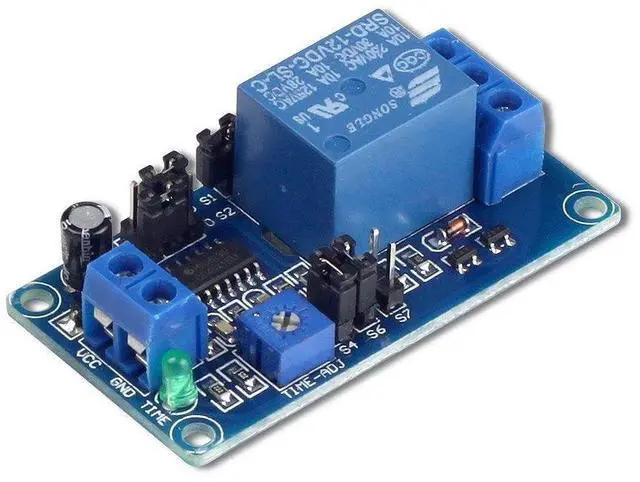Main image of WRIARICH DC 12V Time Relay Module, On Delay and Off Delay for Automobile, Raspberry Pi, Industrial Control, and Electronic Projects
