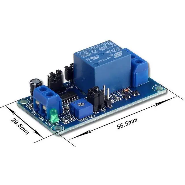 Alt view image 2 of 7 - WRIARICH DC 12V Time Relay Module, On Delay and Off Delay for Automobile, Raspberry Pi, Industrial Control, and Electronic Projects