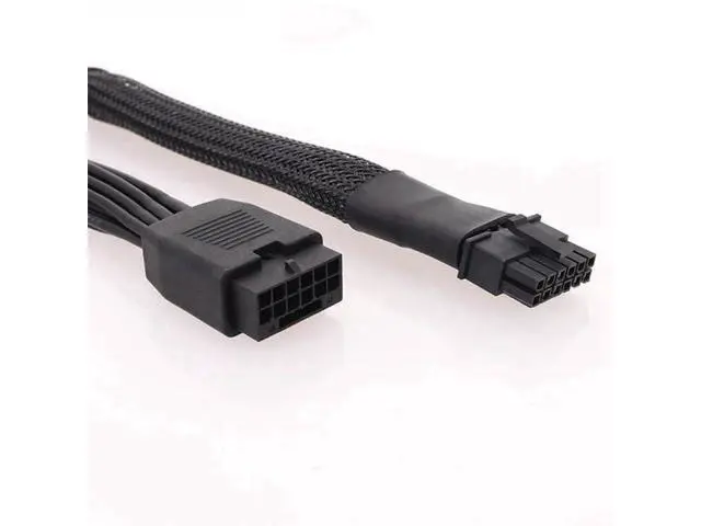 Alt view image 5 of 6 - WRIARICH Vszerda PCIe 5.0 Extension Cable, 16AWG ATX 3.0 12VHPWR PCIE Cable, 600W Female to Male 16 (12+4) Pin PCIE5 Cable for RTX 4090TI, 4080TI, 3090TI