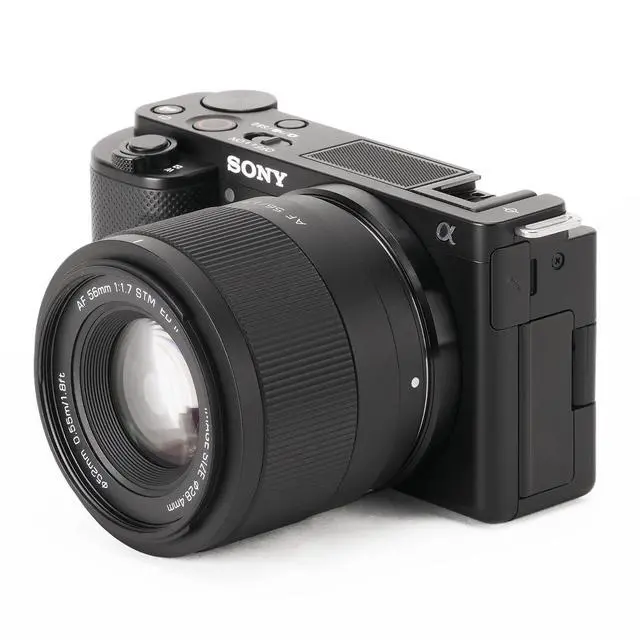 Alt view image 2 of 5 - WRIARICH 56mm f/1.7 E Lens for Sony, 56mm APS-C E Mount Len, Auto Focus e Mount Portrait Lens for Sony a7IV a7RV a6400 a6700 ZV-E10 a6600
