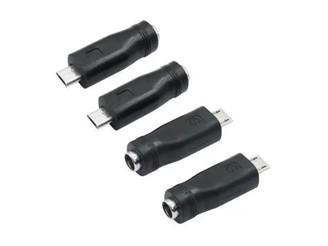 Alt view image 7 of 7 - WRIARICH Vszerda DC 5.5mm x 2.1mm to Micro USB Adapter, 5V DC 5521 Female to Micro USB Male Plug Convert Connector Power (4Pcs)