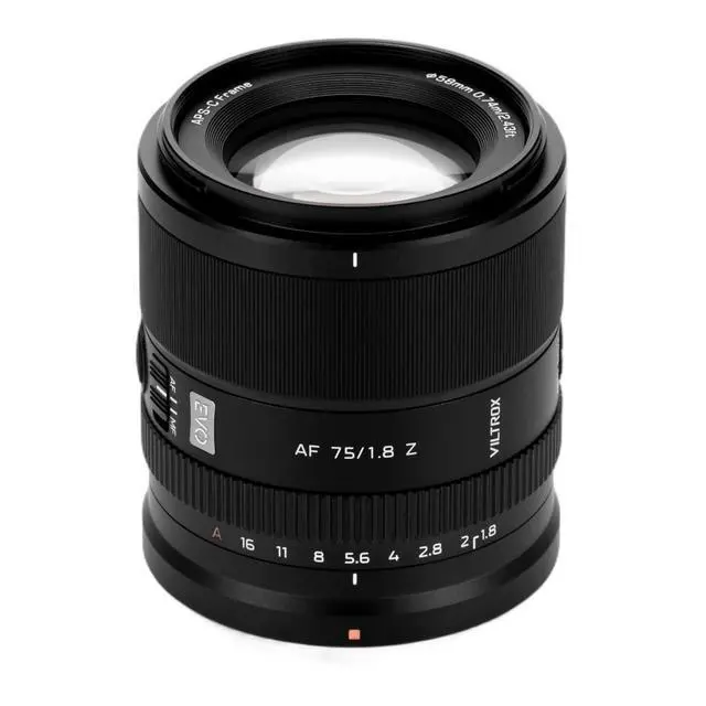 Alt view image 2 of 7 - WRIARICH 75mm F1.8 EVO Lens, AF 75mm f/1.8 Z for Nikon Z Mount, Autofocus APS-C Prime Lens for Nikon ZR ZF Z9 Z8 Z7 Z7 Z6III Z6 Z50 ZFC