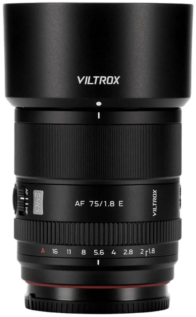 Main image of WRIARICH 75mm F1.8 EVO Lens, AF 75mm f/1.8 E for Sony E Mount, Autofocus APS-C Prime Lens for Sony A7CII A7R a9ZV-E1 a7R A6700 FX30 ZV-E10 a6600 a6500