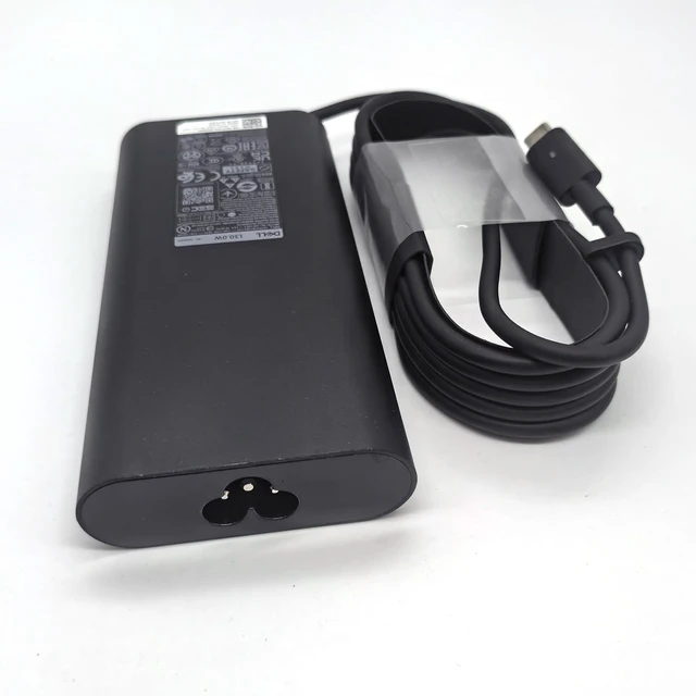 Alt view image 4 of 5 - WRIARICH Original Replacement for Dell Laptop Charger 130W USB C Type C AC Adapter,XPS 15 9500 9510 9520 XPS 17 9700 9710 9720 9730 AC Charger, DA130PM170, HA130PM170, DA130PM200.