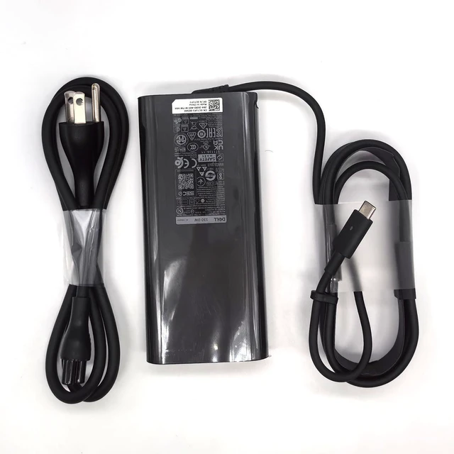 Alt view image 3 of 5 - WRIARICH Original Replacement for Dell Laptop Charger 130W USB C Type C AC Adapter,XPS 15 9500 9510 9520 XPS 17 9700 9710 9720 9730 AC Charger, DA130PM170, HA130PM170, DA130PM200.