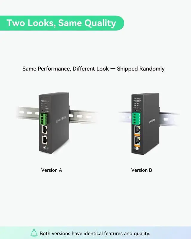 Alt view image 7 of 7 - WRIARICH Linovision Industrial Gigabit 90W POE++ Splitter with IEEE802.3bt PoE and DC 5/9/12/24V Output, Din Rail Mounting, Power Supply for PTZ Cameras, Access Control Systems