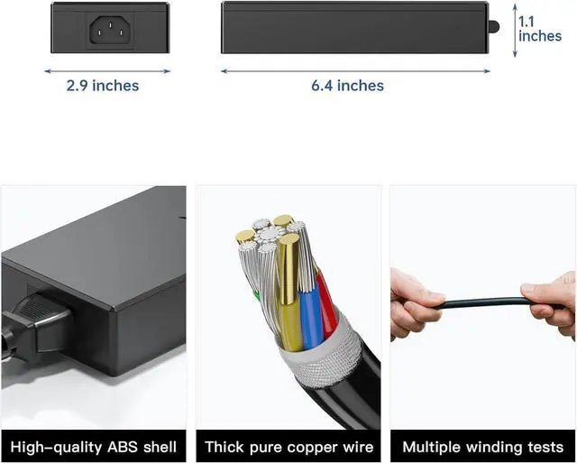 Alt view image 3 of 6 - WRIARICH 280W Charger Fit for Asus Rog Strix G18 (2025) Gaming Laptop, G815 G815L G815LP G815LP-XS97, 20V 14A AC Adapter Power Supply, Rectangle Conn