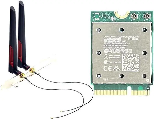 Main image of WRIARICH Tri Band WiFi7 QCNCM865 Bluetooth 5.4 Wireless WiFi Card Bluetooth 5.4 Wireless Wi-Fi for Win11