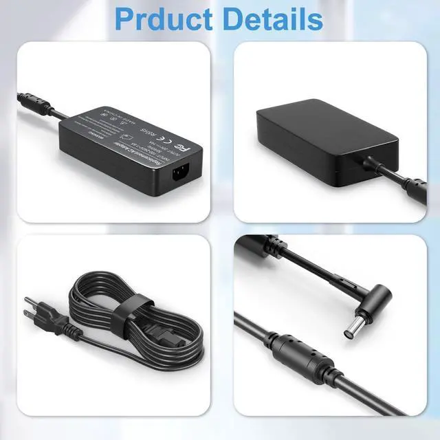 Alt view image 4 of 6 - WRIARICH 280W Laptop Charger Compatible with Asus Rog Strix G18 G17 G16 G15 Laptop adp-280eb b Charger adp-280eb f Charger adp-280bb b Power Supply Adapter Cord