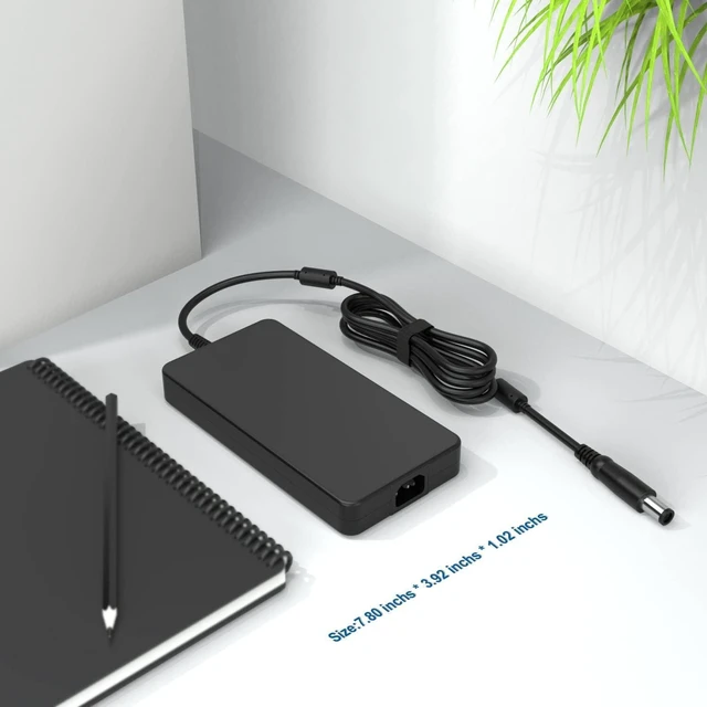 Alt view image 3 of 5 - WRIARICH 240W 180W AC Charger Fit for Dell Precision 7670 7770 3260 P114F001 P115F001 D16U001 Laptop Power Adapter Supply Cord
