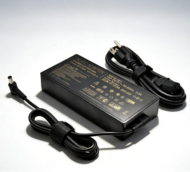 Alt view image 7 of 7 - WRIARICH 200W Laptop Charger fit for Asus Vivobook Pro 15 15.6 OLED Q543M Q533M Q533MJ Q543MJ Q543MV Q543 Q533,N6506 N6506CU Gaming Laptop Adapter 4.5 * 3.0