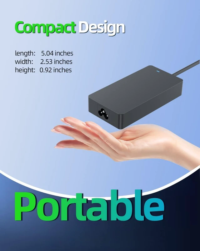 Alt view image 4 of 7 - WRIARICH 100W 65W 60W AC Charger Replacement Fit for Dell Latitude 5340 5440 5540 7440 9440 2 in 1 LW P176G P175G P174G P166G P181G P182G P165G P127F Laptop Power Adapter Supply Cord