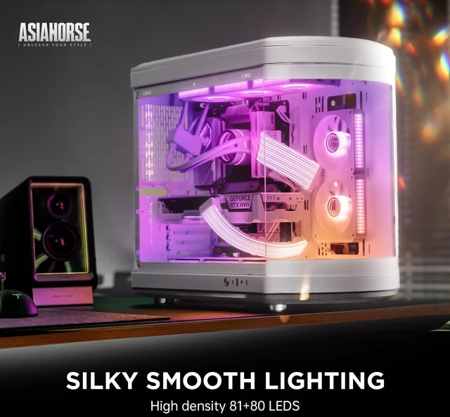 Alt view image 2 of 6 - WRIARICH 24 Pin ATX Addressable RGB Cable Cover Kit for Motherboard and GPU Aurora-CO-BL
