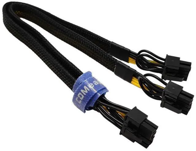 Main image of WRIARICH GPU Power Cable for Dell T3600 T3610 T5600 T5610 T5610 T7600 T7610 5810 T5810 T7810, 8 Pin PCIe to Dual 8 Pin(6+2) Male PCIe Power Adapter 13-inch(34cm)