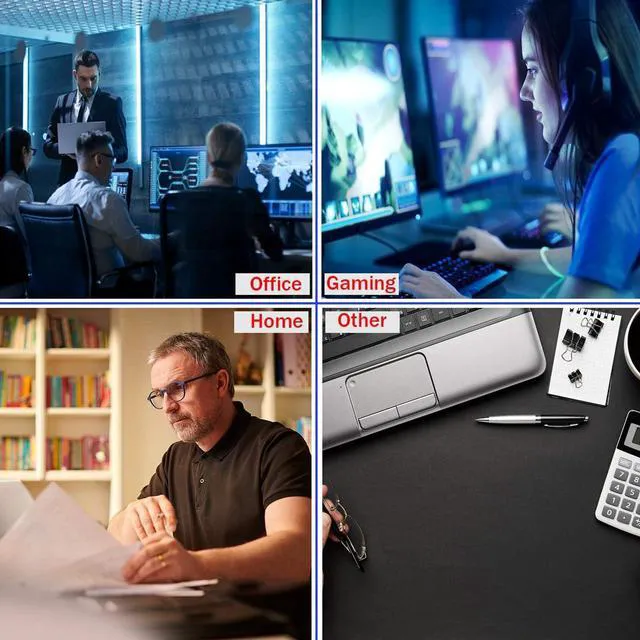 Alt view image 5 of 7 - WRIARICH Extra Large Mouse Pad, Gaming Mouse Pad, Waterproof Extra Large Mousepad with Stitched Edges, Non-Slip Base Keyboard Pad for Gamer, Office & Home, 31.5 x 15.8, Dragon