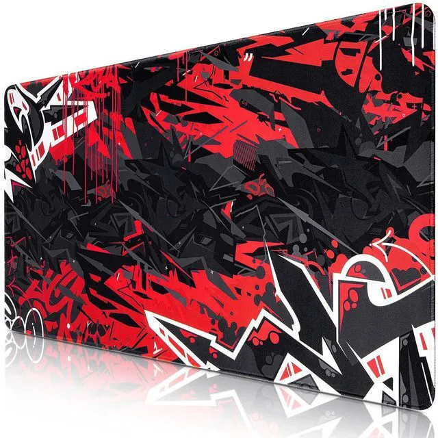 Main image of WRIARICH Pad 31.5x15.8inch Extended XXL Large Mouse Pad Big Computer Keyboard Mouse Mat Desk Pad with Non-Slip & Rubber Base & Stitched Edge