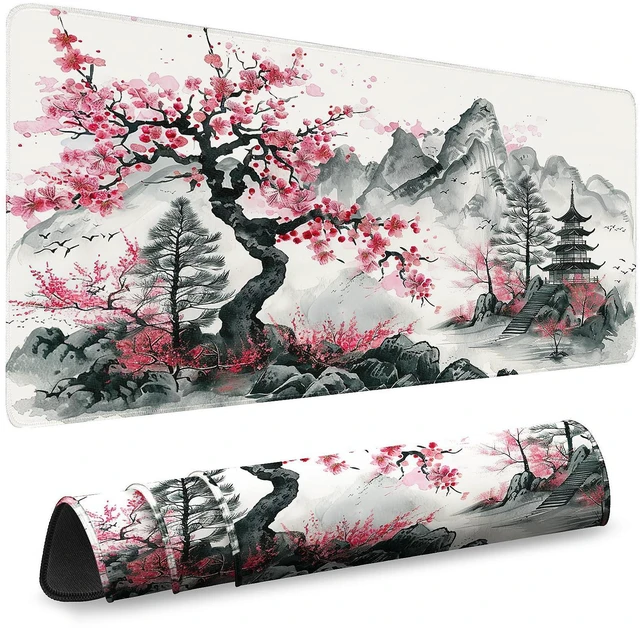 Main image of WRIARICH Gaming Mouse Pad, Desk Mat for Keyboard and Mouse, Large Mouse Pad for Desk, Computer Mousepad