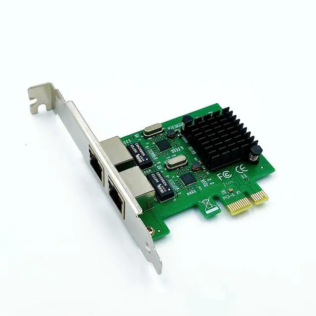 Alt view image 4 of 6 - WRIARICH RTL8111 PCIe Dual-port Gigabit NIC PCI-E X1 Interface Gigabit Server NIC Aggregation Soft Routing